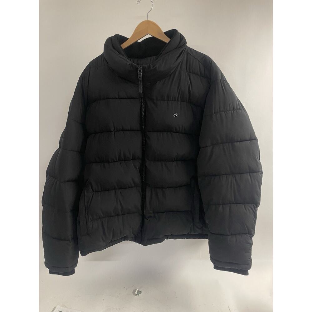 Calvin Klein Men's Water Resistant Puffer Black Jacket Size XL 0 Degree Warmth